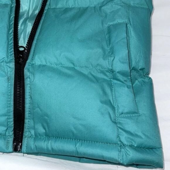 Beverly Hills Princess Girls Turquoise Puffer Vest Size 10 - Picture 3 of 4
